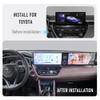 11.5" Dual Screen Car Radio for Toyota Senna 2.5K Detachable, Qualcomm Car Stereo Head Unit Android 13 with Color Light, Wireless Carplay/GPS Navigation/Android Auto/Bluetooth/Mirrorlink/FM view 2