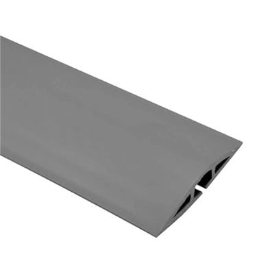 3.0Meters Rubber Bond Floor Cord Cover Strong Self-Adhesive Electric Wire Organiser Hider Cable Protector for Home Office for Office, Home, Workshop, Warehouse, Garage(Grey)