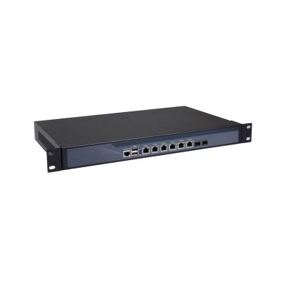 Firewall, VPN, 19 Inch 1U Rackmount, OPNsense, Network Appliance, Core I5 4430, RS16, 6 x 2.5GbE 226-V LAN, 2 x SFP+ 82599ES, Bypass, 0 RAM, 0 Storage, Barebone No System