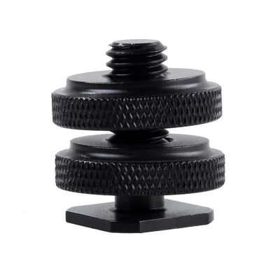 100 Pieces Metal 3/8 Female Adapter Nut Camera Flash Stand Light Mount Photo Studio Accessories Excellent(Green)