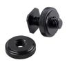 100 Pieces Metal 3/8 Female Adapter Nut Camera Flash Stand Light Mount Photo Studio Accessories Excellent(Green) view 2