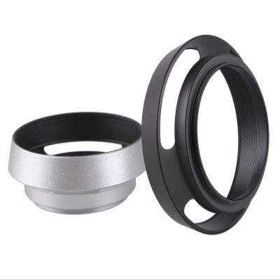 Black/Silver Camera Lens Hood Metal Sun Shade Cover 37mm 39mm 40.5mm 43mm 46mm 49mm 52mm 55mm 58mm Thread Mount Excellent(58mm (Black))