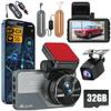 4K Dash Cam Front and Rear with GPS & 5G WiFi, Dual Dash Camera for Cars, STARVIS Sensor Night Vision, 170 Wide Angle, 24H Parking Mode, Loop Recording, Free Memory Card & Hardwire Kit view 1