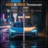 4K Dash Cam Front and Rear with GPS & 5G WiFi, Dual Dash Camera for Cars, STARVIS Sensor Night Vision, 170 Wide Angle, 24H Parking Mode, Loop Recording, Free Memory Card & Hardwire Kit view 4