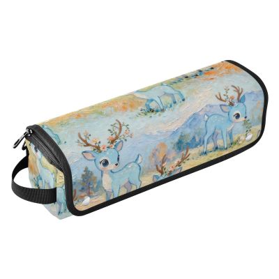 Laptop Sleeves Case 15-16 Inch and Heat Resistant Mat Deer in Safari Heating Tools Travel Bag Organizer