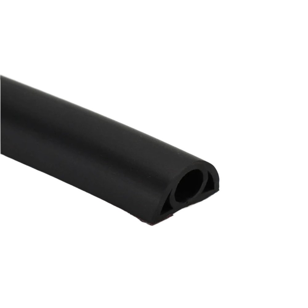 1m/3m Self-Adhesive Floor Cable Protector - Flexible Power Wire Duct Cover for Office, Home, Workshop, Warehouse, Garage(Black,1m)