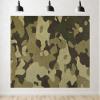 12x10ft Military Camo Backdrop, Army Green Camouflage Pattern Photography Background Soldier Theme Party Birthday Decorations for Kids Adults Photoshoot Studio Props Fabric view 1