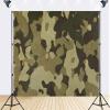 12x10ft Military Camo Backdrop, Army Green Camouflage Pattern Photography Background Soldier Theme Party Birthday Decorations for Kids Adults Photoshoot Studio Props Fabric view 2