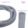 DMiotech 50ft Wire Loom Split Tubing 1 1/2 Inch(38.1mm) ID, Cord Protectors from Pet Flexible Conduit Cable Management for Office Home Garden, Gray view 3