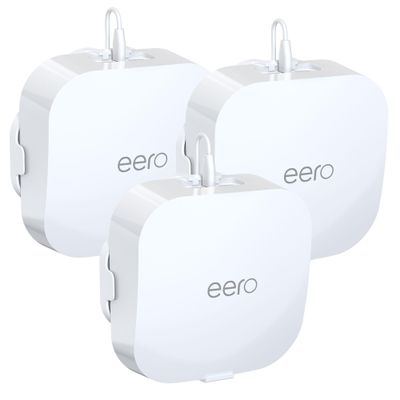 HomeMount Made for eero Pro 6/6e Wall Mount - Secure & Sleek Cable Management, Compatible with eero Pro 6/6e, Durable ABS Material, Easy Installation (3 Mounts)