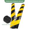6FT Rubber Speed Bumps, 2-Pack 25000 Lb Capacity Heavy Duty Speed Bumps for Road with 8 Bolt,Cable Protector for Asphalt & Concrete for Driveways/Garages/Roads view 3