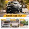 6FT Rubber Speed Bumps, 2-Pack 25000 Lb Capacity Heavy Duty Speed Bumps for Road with 8 Bolt,Cable Protector for Asphalt & Concrete for Driveways/Garages/Roads view 4
