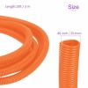 DMiotech 10ft Wire Loom Split Tubing 1 Inch, Cord Protectors from Pet Flexible Conduit Cable Management for Office Home Garden, Orange view 3