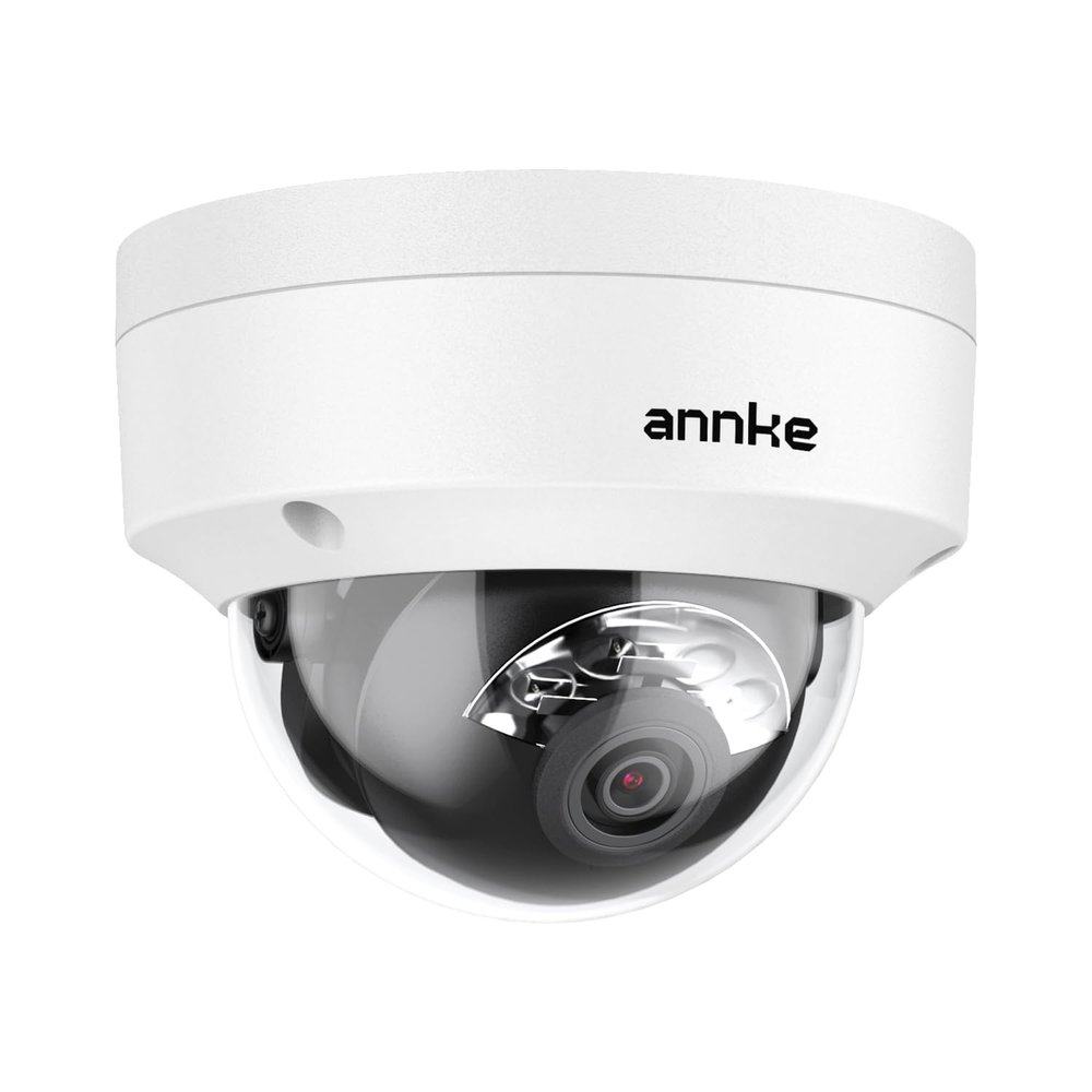 ANNKE C1200 12MP PoE Security Camera Outdoor, Dome IP Camera for Home Surveillance, Smart Human/Vehicle Detection, Spotlight Color Night Vision, 2.8mm Wide Angle, Up to 512GB microSD Card