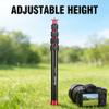 Camera Monopod Extension Rod, Adjustable Aluminum Alloy 33.5-108cm with 1/4 Inch and 3/8 Inch Screw Adapter - Durable Lightweight, Secure Knob Lock, Versatile Photography T view 4