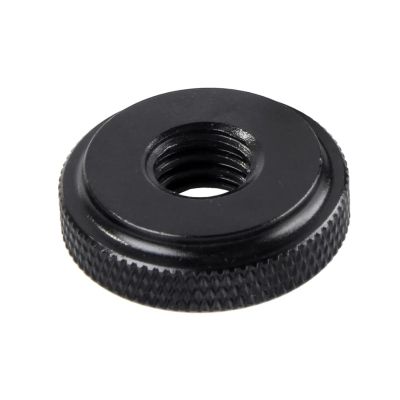 100 Pieces Metal 3/8 Female Adapter Nut Camera Flash Stand Light Mount Photo Studio Accessories Excellent(Black)