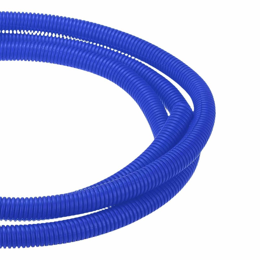 DMiotech 10ft Wire Loom Split Tubing 5/8 Inch, Cord Protectors from Pet Flexible Conduit Cable Management for Office Home Garden, Blue
