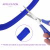 DMiotech 10ft Wire Loom Split Tubing 5/8 Inch, Cord Protectors from Pet Flexible Conduit Cable Management for Office Home Garden, Blue view 2