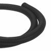 DMiotech 6.6ft Wire Loom Split Tubing 1 1/2 Inch, Cord Protectors from Pet Flexible Conduit Cable Management for Office Home Garden, Black view 1