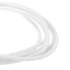 DMiotech 20ft Wire Loom Split Tubing 3/8 Inch, Cord Protectors from Pet Flexible Conduit Cable Management for Office Home Garden, White view 1