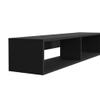 59" Floating Tv Stand with Two Open Shelves, Media Compartments and Cable Management,Use in The Living Room view 4