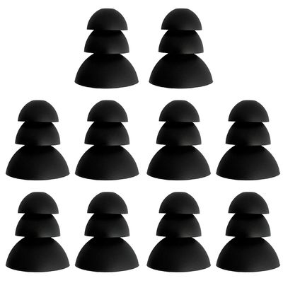 TENNMAK Replacement Triple Flange Eartips for Elign & Shure & Etymotic