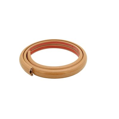 1m/3m Self-Adhesive Floor Cable Protector - Flexible Power Wire Duct Cover for Office, Home, Workshop, Warehouse, Garage(Yellow Oak,1m)