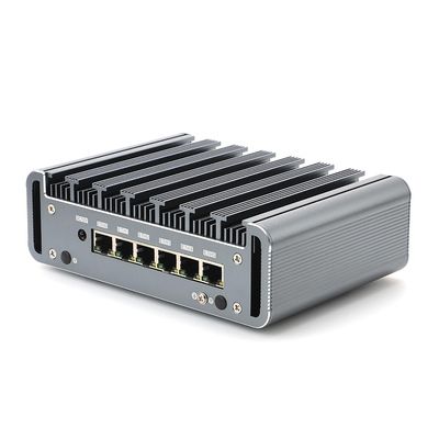 ANDAQI Firewall Hardware, OPNsense, VPN, Network Security Appliance, Router PC, I3 8130U, RS36, 6 x I211 Gigabit Nics, 4 x USB3.0, COM, HDMI, Fanless, 32G DDR4 RAM/256G SSD
