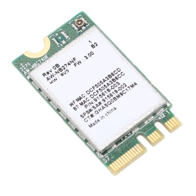PUSOKEI AW NB274NF RTL8723DE Wireless Card, 300Mbps NGFF M2 WiFi Card Module Network Adapter with 4.0, for Win 7 8 10 (No Antenna)