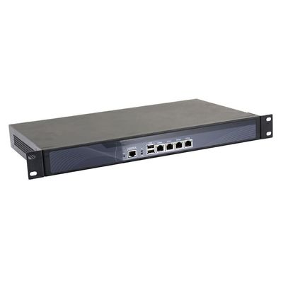 1U Rackmount Firewall Hardware, OPNsense, VPN, Network Security Appliance, Router PC, J1900, RS18, 4 x LAN, 2 x USB, COM, VGA, 2 x Reserved Fan, 8G RAM, 128G SSD