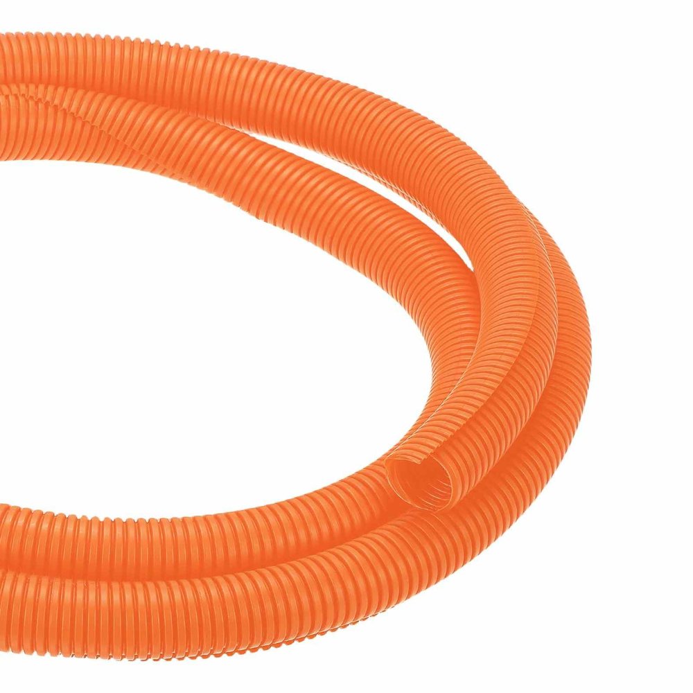 DMiotech 10ft Wire Loom Split Tubing 1 1/4 Inch, Cord Protectors from Pet Flexible Conduit Cable Management for Office Home Garden, Orange
