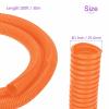 DMiotech 10ft Wire Loom Split Tubing 1 1/4 Inch, Cord Protectors from Pet Flexible Conduit Cable Management for Office Home Garden, Orange view 3
