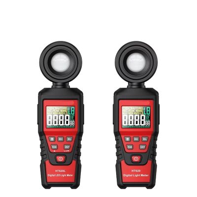 Light Meter, HT620 Digital Luxmeter High Accuracy Professional 180 with Rotatable Light Sensor Lux Photometer,Light Meter Photography(HT620L)