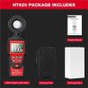 Light Meter, HT620 Digital Luxmeter High Accuracy Professional 180 with Rotatable Light Sensor Lux Photometer,Light Meter Photography(HT620L) view 2
