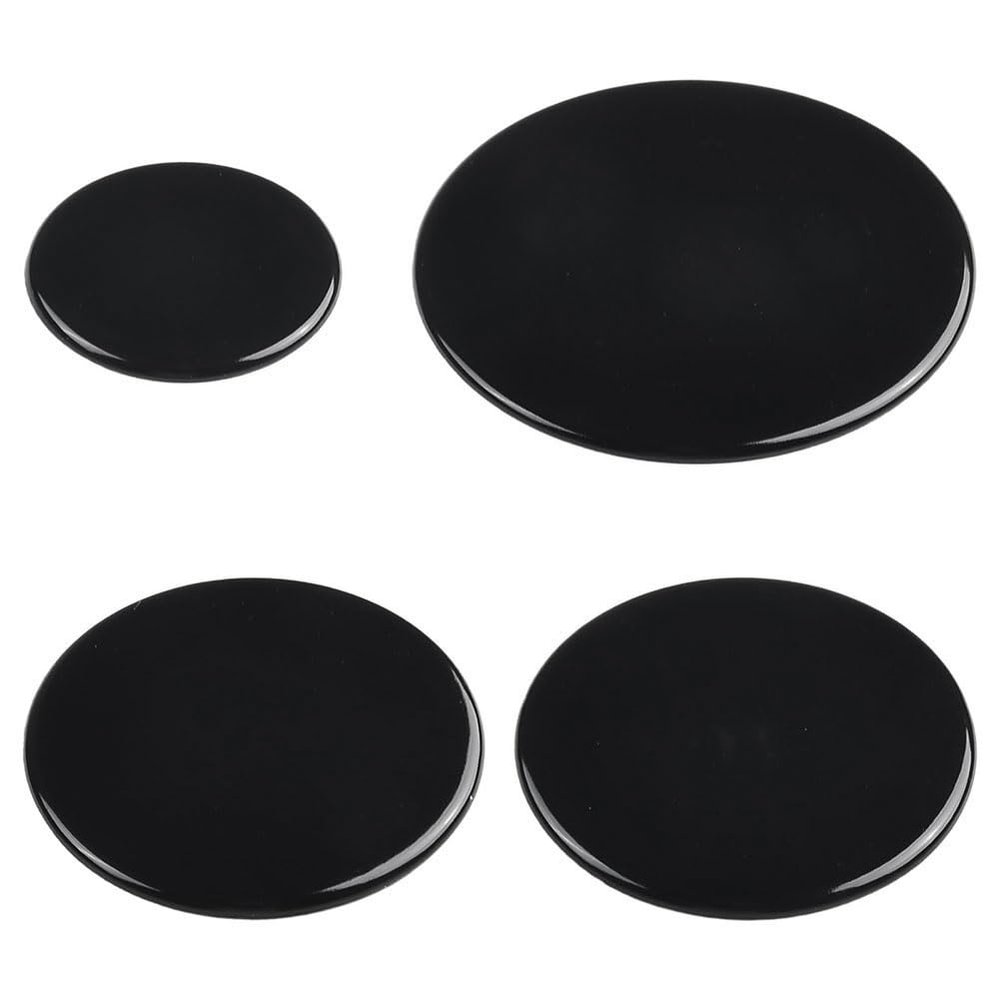 Yaregelun 4 Pcs Cooker Hob Gas Burner Cap 55mm 75mm 100mm for Oven Gas Hob Burner Crown Flame Cap Kitchen Accessories Flat