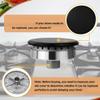 Yaregelun 4 Pcs Cooker Hob Gas Burner Cap 55mm 75mm 100mm for Oven Gas Hob Burner Crown Flame Cap Kitchen Accessories Flat view 4
