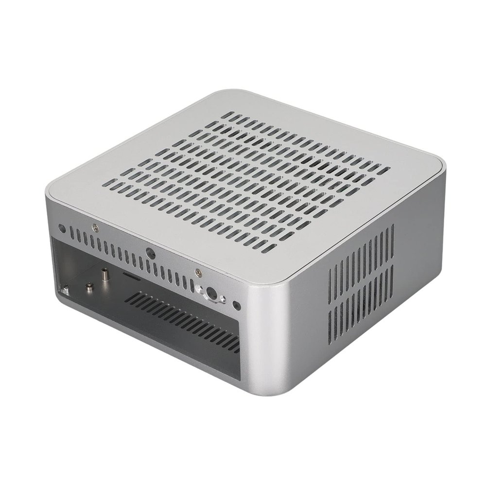 ZJchao Itx Computer Case, Desktop Computer PC Case Good Heat Dissipation Exquisite Compact HTPC for Home Video