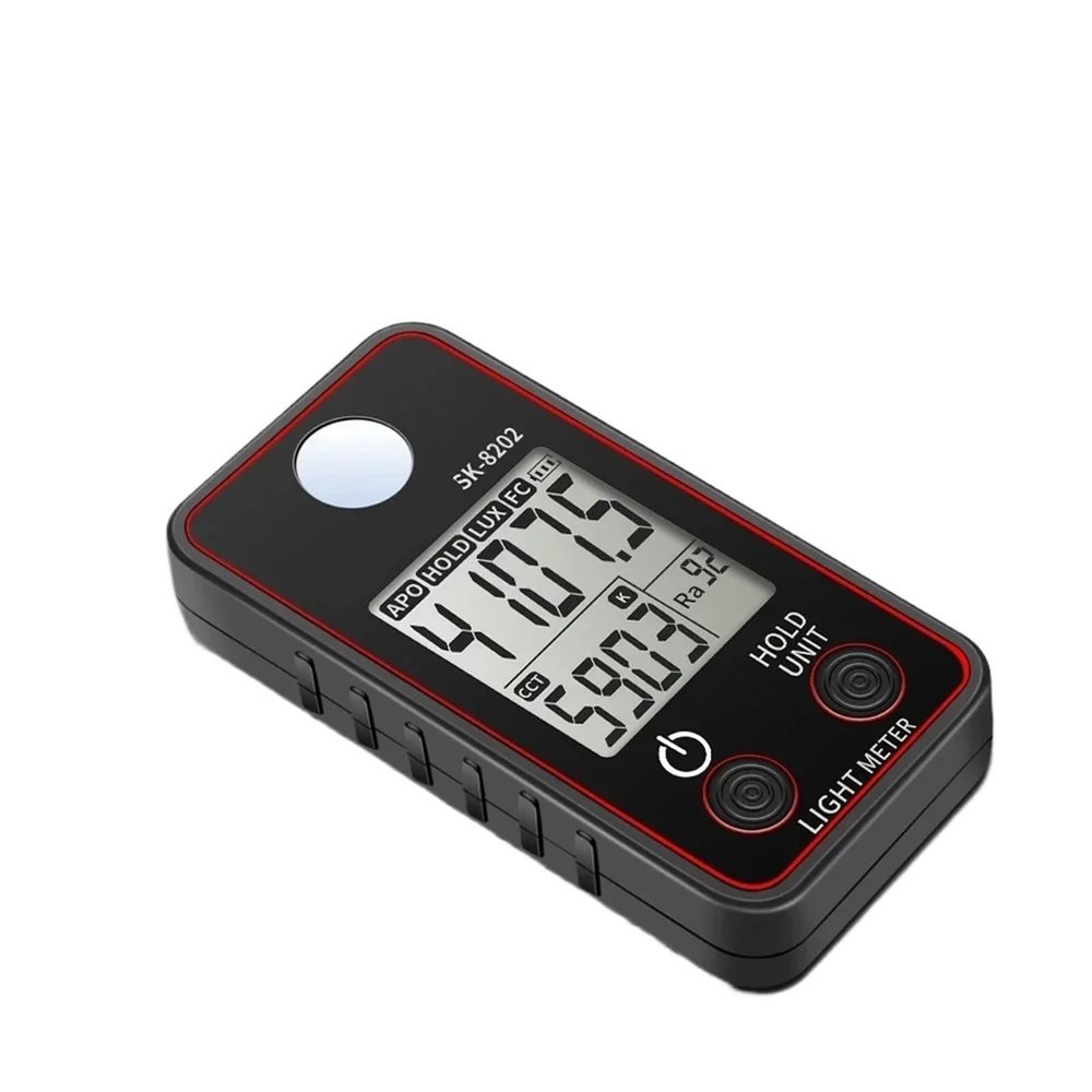 Light Meter, Digital Illuminance Meter Light Handheld Lux Tester 0.5-300,000 Lux/Fc Pocket Luxmeter Photometer Grow Plants,Light Meter Photography(SK-8201)