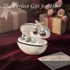 BEVCEFCC Clip-On Wireless Bluetooth Earbuds with Stylish Earrings Design view 2
