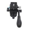 AYNEFY 360 Panoramic Hydraulic Tripod Head Camera Fluid Head DSLR Video Head with Steel Handle 3/8in Screw Hole for DSLR Cameras 5kg Load view 4