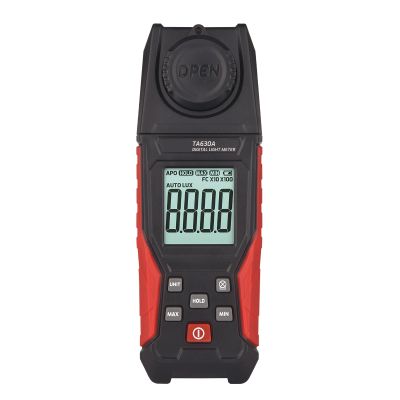 Light Meter, Digital Light Meter Illuminance Lux Record LCD 0200,000 Measurement Range Flexible Sensor Tester TA630A/TA630B,Light Meter Photography(TA630A)