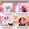 Personalized LED Memory Sphere with Photo & Video Display, WiFi & USB Smart App Control, 4GB Storage, Warm Light Crystal Ball, Unique Gift for Birthday, Anniversary, Christmas, Mothers & Fathers Day view 3