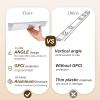 18" Angled Under Cabinet Outlet Strip Hardwired, 2 x 15 Amp Duplex Outlets, GFCI Under Cabinet Outlets, Solid Aluminum Structure and Quality Finish, Pre-Wired for Easy Installation, 2-Year Warranty view 4