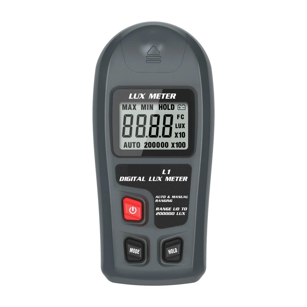 Light Meter, Digital Display Lux Meter 0200,000lux LCD Pocket Lux Meter Lux/FC Tester Sensor Photometer Illuminance Instrument,Light Meter Photography