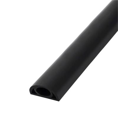 2m Floor Cord Cover Self-Adhesive Power Cable Protector Extension Electric Wire Duct Slot Sleeves Hider Covers for Office, Home, Workshop, Warehouse, Garage(Color 2)