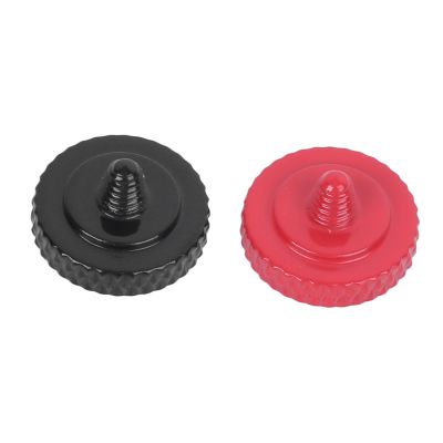 ZDETGU Red Black Metal Shutter Release, Small Size Lightweight Camera for Fuji X Series Cameras with Paint Spraying Treatment, Professional Alloy Decor