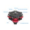 Tripod Leveling Base Camera Leveler, 3/8 Thread -5 Precise Angle Adjustment Geared Tripod Head Telescope Base for Cameras Video Heads and Astronomical Telescop view 4
