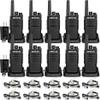 Retevis RT68 Two-Way Radios(10 Pack), with Volume Adjustable Walkie Talkie Earpiece(20 Pack), Walkie Talkies for Adults, 2 Way Radio with Earpiece, Walkie Talkie Rechargeable with Charging Base view 1