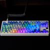 122 Keys Blue Transaprent Keycaps Cherry Profile Keycaps Set Fit for 60% 65% 75% Cherry Mx Switches Mechanical Keyboard view 4