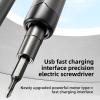 Luocute Mini Electric Screw Driver Set with Bits, Cordless Rechargeable 46 in 1 Repair Kit Small Power for PC Mobile Phone Laptop RC Drone Watch view 2